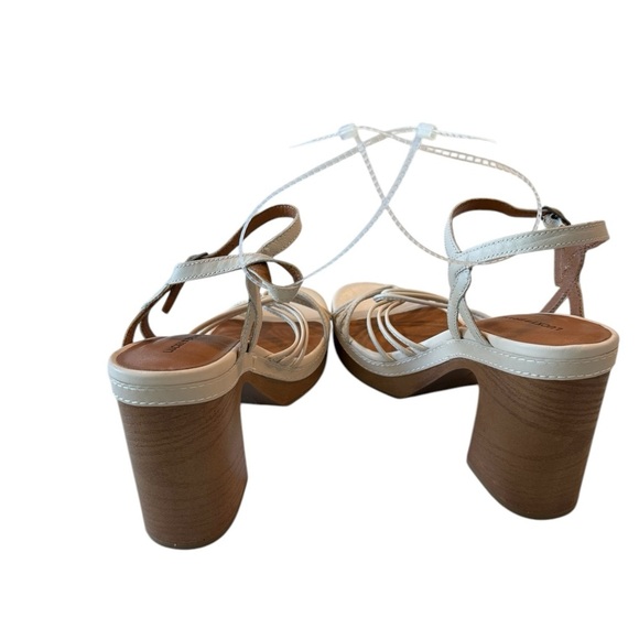 Lucky Brand Ismene Buckle Strappy Open Toe Platform Sandals Block Heel Size 10 - Picture 7 of 15